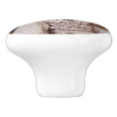 Creepy Gothic Porcelain Doll Victoriaans Gothic Keramische Knop (Zijkant)