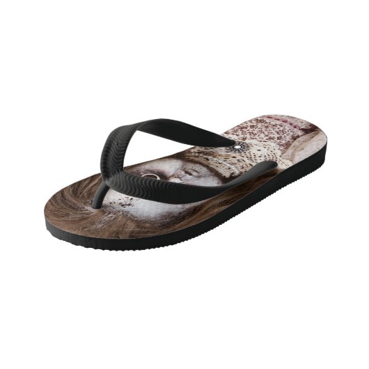 Creepy Gothic Porcelain Doll Victoriaans Gothic Kinder Teenslippers (Schuin)