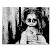 Creepy Gothic Porcelain Doll Victoriaans Gothic Rubberstempel (Afrduk)