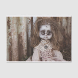 Creepy Gothic Porcelain Doll Victoriaans Gothic Tissuepapier