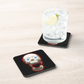 Creepy Gothic Screaming Skull Art Onderzetters (Rechterzijde)