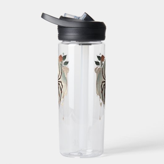 Creepy Gothic Spider voor Spiderweb Waterfles (Rechts)