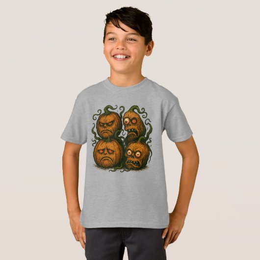 Creepy Gourd Squad T-shirt (Voorkant volledig)