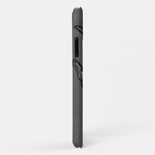 Creepy Gray Devil Case-Mate iPhone Case (Achterkant/rechts)