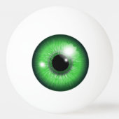 Creepy Green Eyeball Iris Funny Table Tennis Ball (Voorkant)
