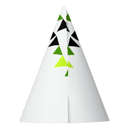 Creepy Green Slime Monster Kind Birthday Party Feesthoedjes (Achterkant)