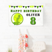 Creepy Green Slime Monster Kind Birthday Party Spandoek (Insitu)