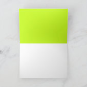 Creepy Green Slime Monster Verjaardag Dank je Kaar Bedankkaart (Binnen)