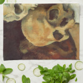 Creepy griezelige schedels  Halloween Theedoek (Gevouwen)