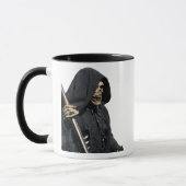Creepy Grim Reaper Skeleton & Scythe Mok (Links)