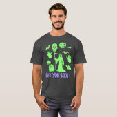 Creepy Grim Reaper Tot ziens Halloween T-shirt (Voorkant volledig)