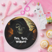 Creepy Grim Reaper Verjaardag Papieren Bordje (Feest)