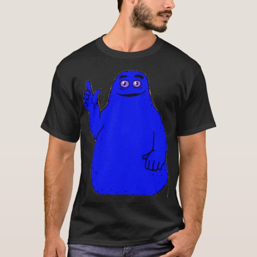 Creepy Grimace T-shirt (Voorkant)