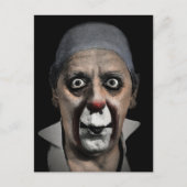 Creepy Grock the Clown Face Briefkaart (Voorkant)
