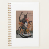 Creepy Gruss Vom Krampus Demon kerst Devil Kra Planner (Voorkant)