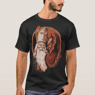 Creepy Gruss Vom Krampus Demon kerst Devil Kra T-shirt
