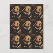 Creepy Guy Halloween Party-uitnodigingen Uitnodiging Briefkaart (Voorkant)