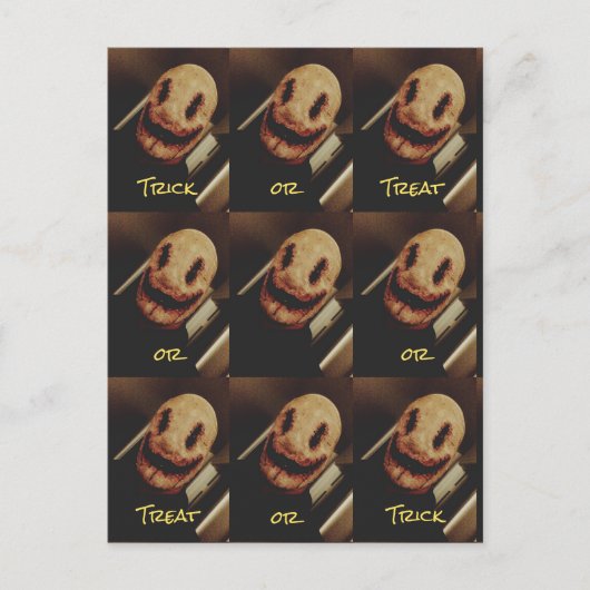 Creepy Guy Halloween Party-uitnodigingen Uitnodiging Briefkaart (Voorkant)