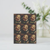 Creepy Guy Halloween Party-uitnodigingen Uitnodiging Briefkaart (Staand voorkant)