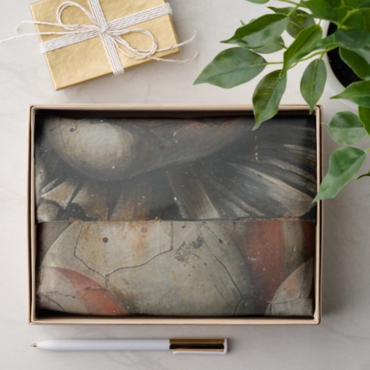 Creepy Halloween Clown Decoupage Tissuepapier (Geschenk)