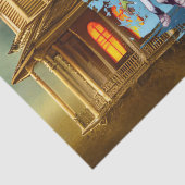 Creepy Halloween Huis zombie jongens Tissuepapier (Detail)