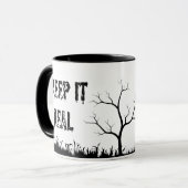 Creepy Halloween Mok (Voorkant links)