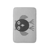 Creepy Halloween Owl Bath Mat (Voorkant Verticaal)