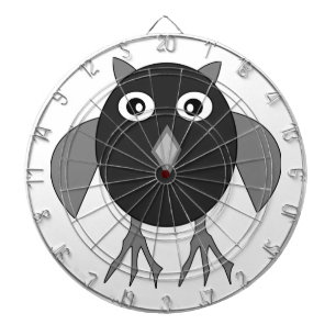 Creepy Halloween Owl Dart Board Dartbord