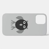 Creepy Halloween Owl iPhone Case (Achterkant (horizontaal))