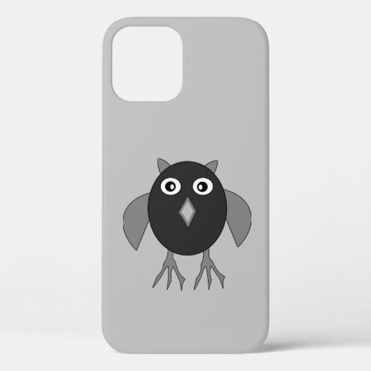 Creepy Halloween Owl iPhone Case (Achterkant)