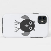 Creepy Halloween Owl iPhone Case (Achterkant (horizontaal))