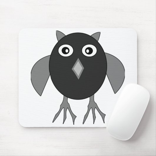 Creepy Halloween Owl Mousepad Muismat (Met muis)