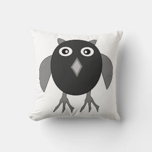 Creepy Halloween Owl Pillow Kussen