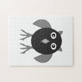 Creepy Halloween Owl Puzzle Legpuzzel (Horizontaal)