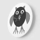 Creepy Halloween Owl Wall klok (Hoek)