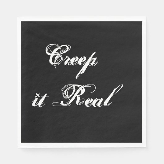 Creepy Halloween Papier servet (Voorkant)