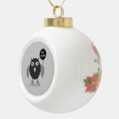 Creepy Halloween Party Owl Ornament (Rechts)