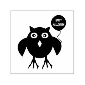 Creepy Halloween Party Owl Self Inking Stamp Zelfinktende Stempel (Design)