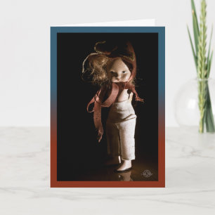 Creepy Halloween pop en universele groet. Kaart