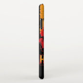 Creepy Halloween Pumpkin Head met Crow iPhone Hoesje (Rechterkant)