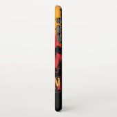 Creepy Halloween Pumpkin Head met Crow iPhone Hoesje (Linkerkant)