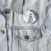 Creepy Halloween Ronde Button 5,7 Cm (In situ)