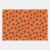 Creepy Halloween Spiders Inpakpapier Vel (Voorkant)