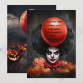 Creepy Halloween uitnodiging (Voorkant / Achterkant)