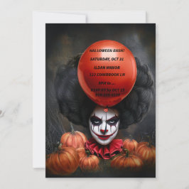 Creepy Halloween uitnodiging