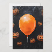 Creepy Halloween uitnodiging (Achterkant)