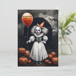 Creepy Halloween uitnodiging