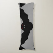 Creepy Halloween Vampier Bat Body Kussen (Voorkant Verticaal)