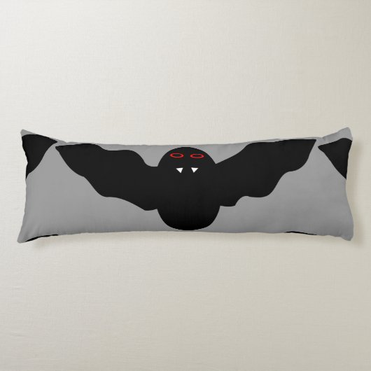Creepy Halloween Vampier Bat Body Kussen (Voorkant)