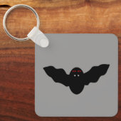 Creepy Halloween Vampire Bat Aangepast Sleutelhanger (Voorkant)